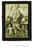 Stamp: Alchemical Planet of Mercury (key 1)