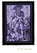 Stamp: Alchemical Planet of Saturn (key 21)