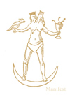 Unity Symbol - Alchemical Androgyne