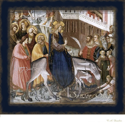 Art: I ching Hexagram #36 (Censorship) Lorenzetti Entry into Jerusalem