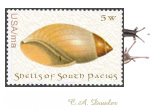 Postal Stamp Art: Work Well Paid To Do (Handsomely South Pacigs Shells)
